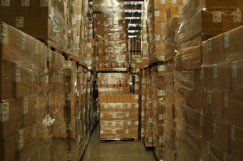 brown cardboard box lot